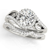 Engagement Rings Halo Round - TN50915-E